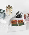 Regal Two-Tone Candleholders, Pair