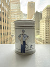 Vintage French Porcelaine D’auteuil Jacques Lobjoy Canister
