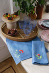 Blossom Ocean Linen Napkin, Set of 4