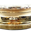 Vintage English Victorian Silver Plated Copper Mahogany Wine Bottle Coaster