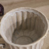 Fluted Loving-Cup Urn by Accent Decor, detail looking into the fluted interior