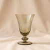 Etched Botanical Wine Glass in Green, MA VIE