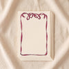Bow Frame Stationery Set by Parcel, a stack of the cards, MA VIE studio