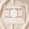 French Shopfronts Stationery Set by Parcel, a stack of the cards, MA VIE studio