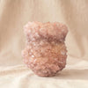Crystal Vase Large Peach by Isaac Monte