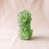 Crystal Vase Mini in Mint by Isaac Monte, hand-grown mineral crystal vase, MA VIE studio