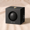 House of Good Soap and Dish Set in its packaging, 100 ml 3.5 oz box with a circular window showing the soap sphere