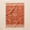 Haute Viennoiserie jacquard tea towel by Le Jacquard Français, nine named French pastries, on the MA VIE cotton backdrop