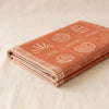 Haute Viennoiserie jacquard tea towel folded, showing the weight and thickness of the cloth