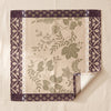 Manor Lane jacquard napkin in Rosé des prés laid open on the MA VIE cotton backdrop