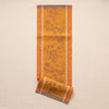 Manor Lane jacquard table runner in Coloquintes, doubled back on the MA VIE cotton backdrop to show its full length