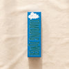 Wooden tumbling tower Junior by Printworks, closed blue box on the MA VIE cotton backdrop