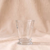 Bee Tumbler, Clear by La Rochere, embossed Napoleonic bee, 4 inch tumbler, 9 oz