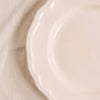 Chalk White Dinner Plate by Novastyl, MA VIE studio, rim detail