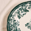 Artichoke Green Dinner Plate by Novastyl, MA VIE studio, rim detail