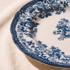 French Blue Dinner Plate by Novastyl, MA VIE studio, rim detail