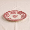 Washed Burgundy Dinner Plate by Novastyl, MA VIE studio, angle view