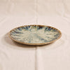 Reactive Enamel Dinner Plate by Novastyl, MA VIE studio, angle view