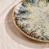 Reactive Enamel Dinner Plate by Novastyl, MA VIE studio, rim detail