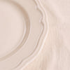 Chalk White Dessert Plate by Novastyl, MA VIE studio, rim detail