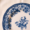 French Blue Dessert Plate by Novastyl, MA VIE studio, rim detail