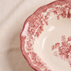 Washed Burgundy Low Bowl by Novastyl, MA VIE studio, rim detail
