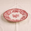 Washed Burgundy Dessert Plate by Novastyl, MA VIE studio, angle view