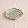 Green Faience Sauce Dish by Novastyl, MA VIE studio, angle view
