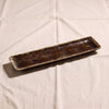 Molten Brown Platter, Long by Novastyl, MA VIE studio, angle view
