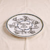 Bonjour Mon Amour Salad Plate by Twig NY, MA VIE studio, angle view