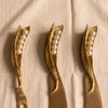 Peapod 3-Piece Hostess Set by Michael Michaud, MA VIE studio, cast detail