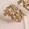 Acorn & Oak Napkin Rings, Set of 4 by Michael Michaud, MA VIE studio, cast detail
