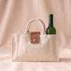 Canvas Single Bottle Wine Bag by ShoreBags, MA VIE studio, hero