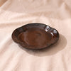 Reactive Glaze Scalloped Stoneware Plate, Medium round by Creative Co-op, MA VIE studio, hero