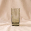 Etched Botanical Drinking Glass in Green, MA VIE