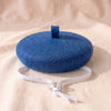 Dog Beret in cobalt blue felt, Large, by Woofcessories