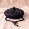 Dog Beret in black felt, Large, by Woofcessories