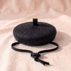 Dog Beret in black felt, Small, by Woofcessories