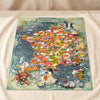 France Cheese Puzzle assembled, by Water & Wines