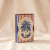 Illustrated playing cards in the red striped tuck box by The Island Society