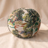 Embroidered Landscape Round Orb Pillow, MA VIE