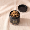 Lakrids D Salt and Caramel, Chocolate-Coated Licorice, tub open, MA VIE studio
