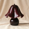 Bordeaux Ceramic Table Lamp in burgundy by Morel, MA VIE studio, hero