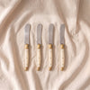 Jean Dubost Laguiole Cheese Spreaders, Set of 4, out of the tray, MA VIE studio
