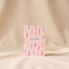 Cheers Darlings Petite Card by Mr. Boddington's Studio on a natural cotton backdrop