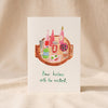 Hostess Mostest Card by Mr. Boddington's Studio on a natural cotton backdrop