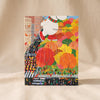 Thanksgiving Day Parade Card by Ula Bloom on a natural cotton backdrop