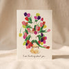 Tulips a Plenty Card by Mr. Boddington's Studio on a natural cotton backdrop