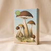 John Derian Mushrooms Puzzle, 1,000 Pieces on a natural cotton backdrop