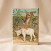 John Derian Paper Goods: Easter Greeting 1,000-Piece Puzzle on a natural cotton backdrop
